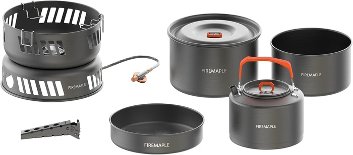 Набор посуды с газовой горелкой Fire-Maple Cooking Kit W/gas